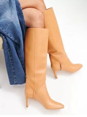 NEW Reformation Gaelle Knee High Heel Boot